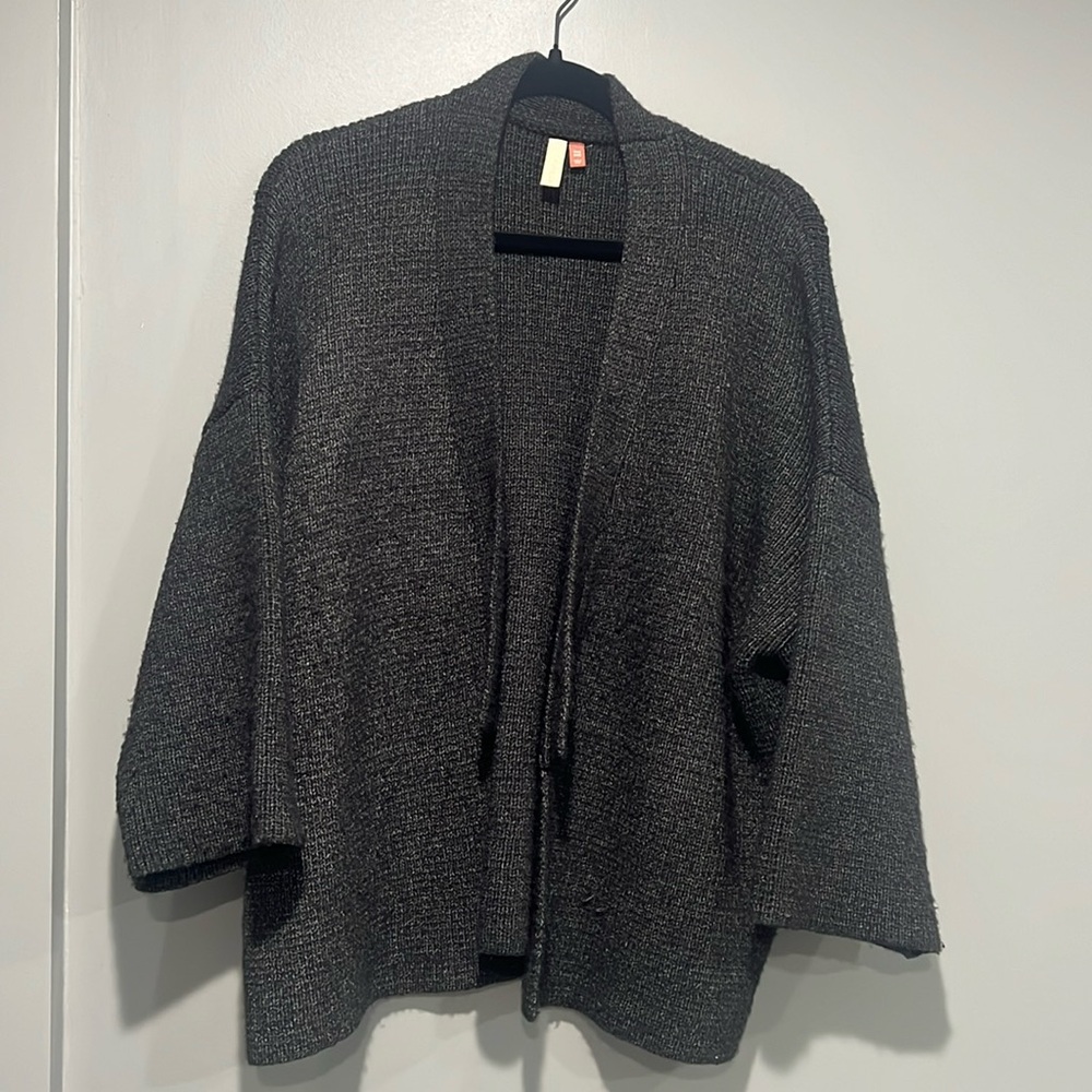 ANTHROPOLOGIE-oversized wide 3/4 sleeved cardigan